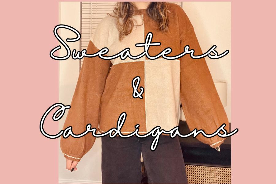 SWEATERS & CARDIGANS & JACKETS