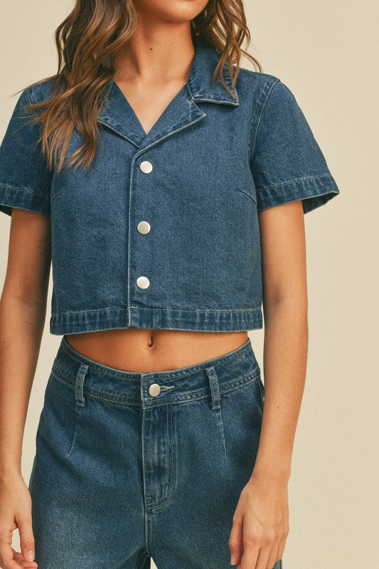 Don't Call Me Darlin Denim Top