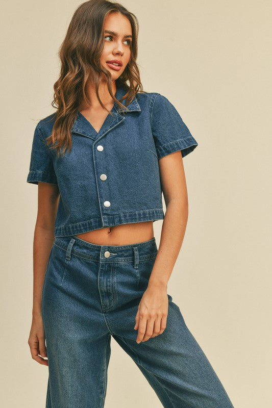 Don't Call Me Darlin Denim Top