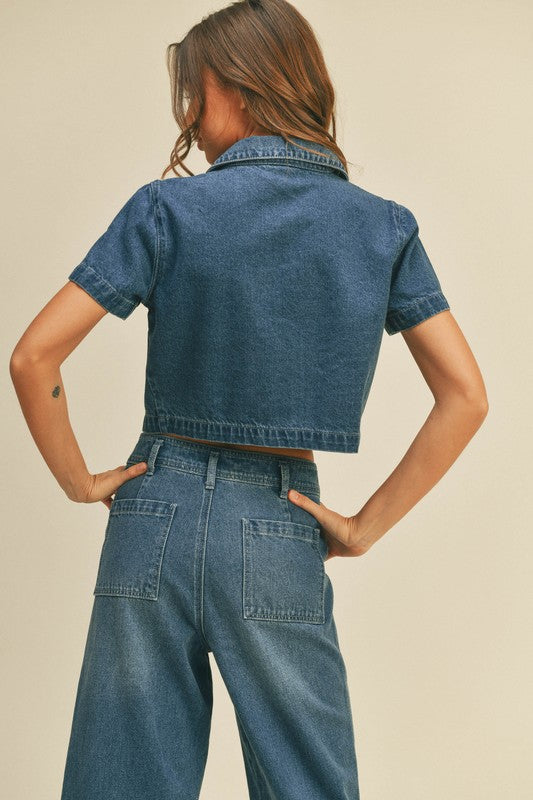 Don't Call Me Darlin Denim Top