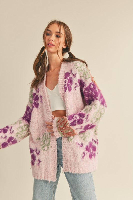 Dulcie Oversized Floral Cardigan