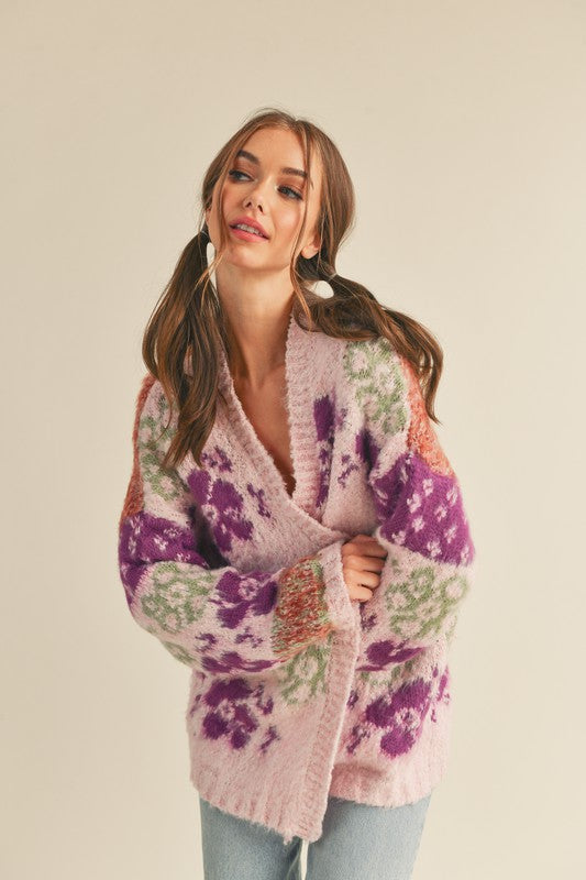 Dulcie Oversized Floral Cardigan