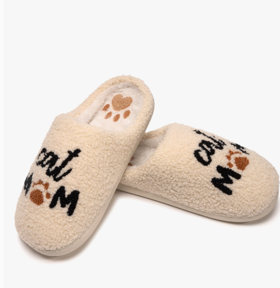 Cat Mom Slippers