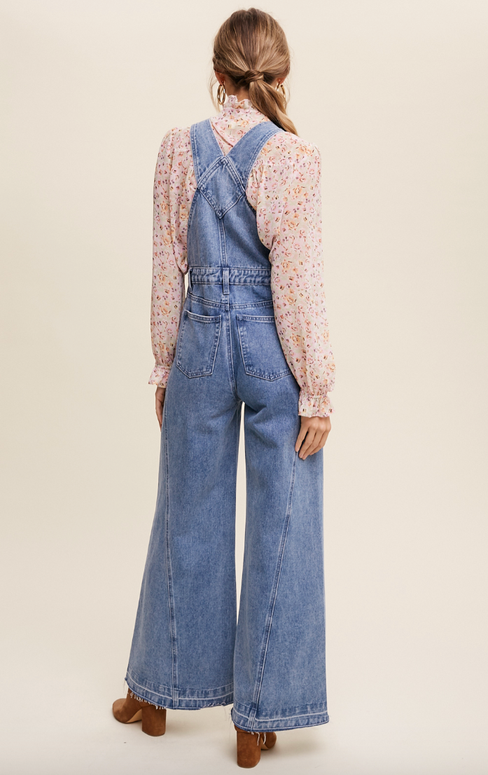 Groovy Wide Leg Overalls