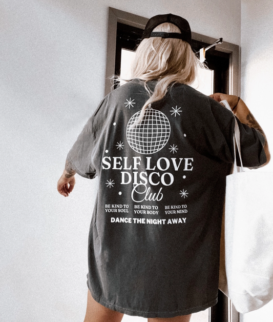Self Love Disco Club Oversized Tee