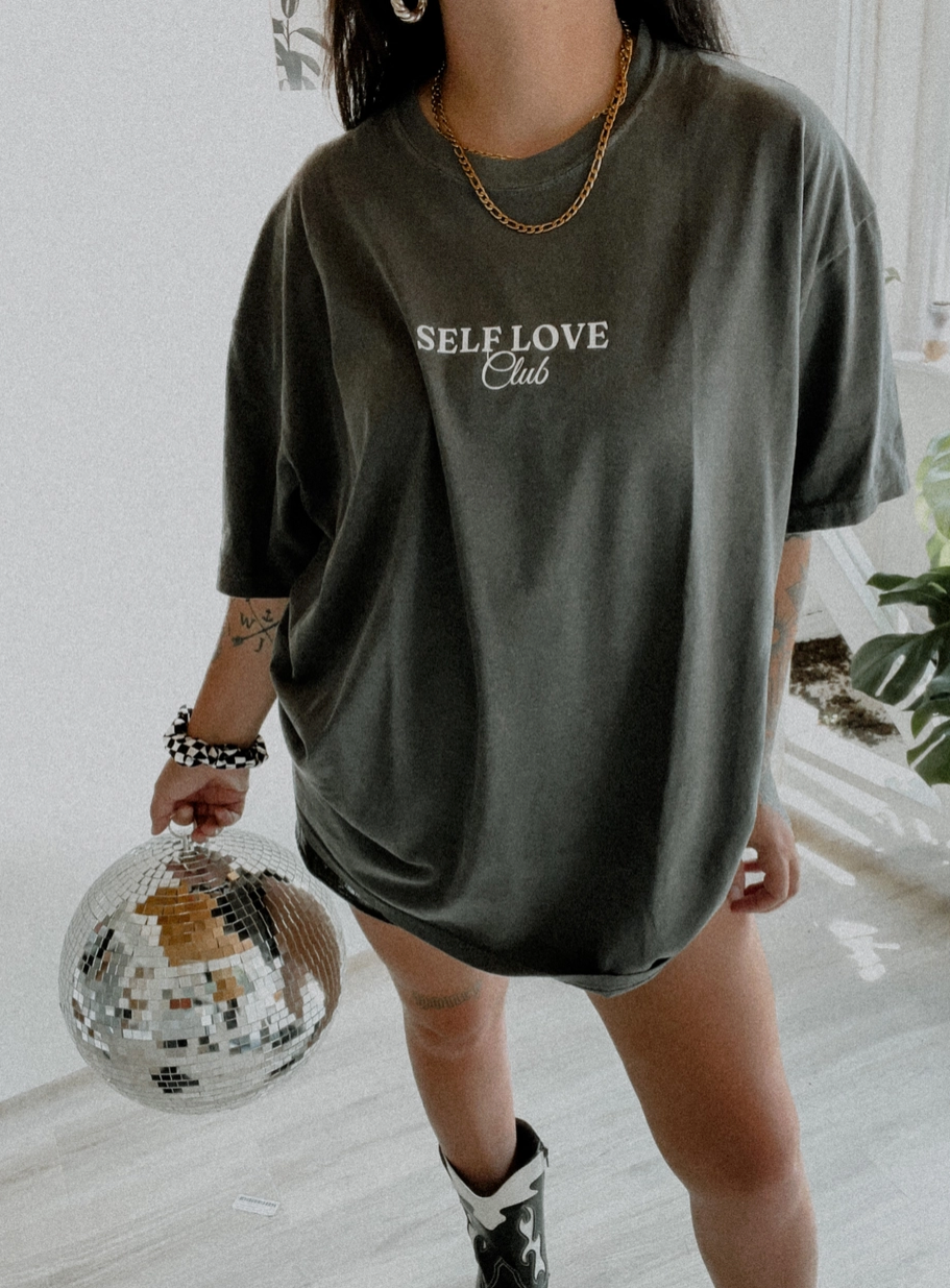 Self Love Disco Club Oversized Tee