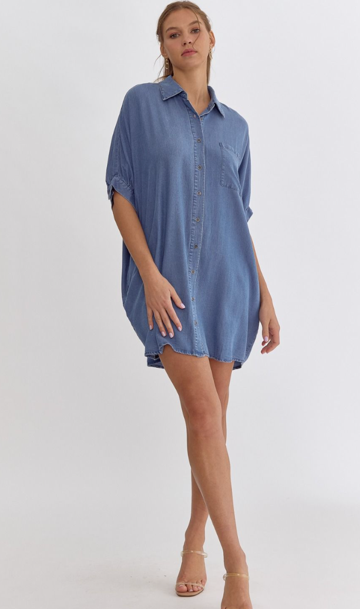 Summer Nights Denim Dress