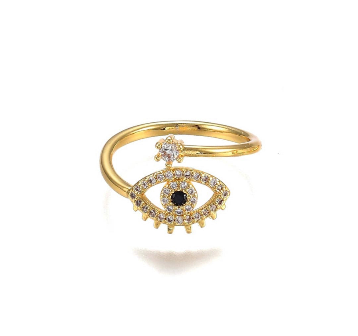 Evil Eye Open Ring