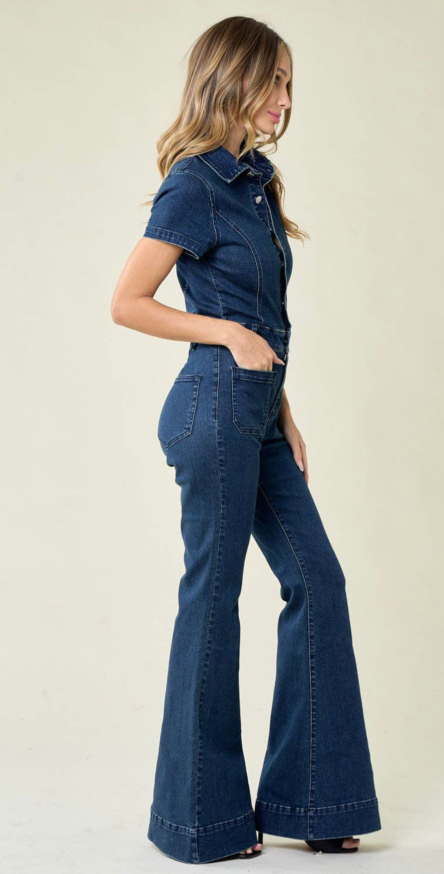 Peace, Love & Denim Jumpsuit