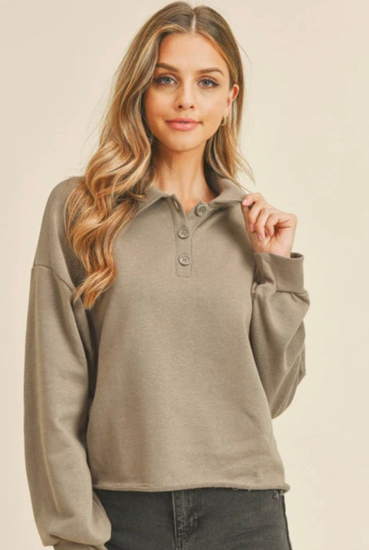 Fallon Button Pullover