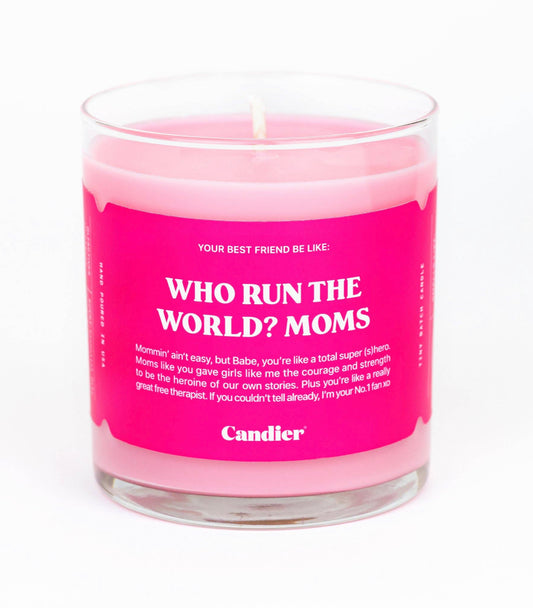 Moms Run the World Candle